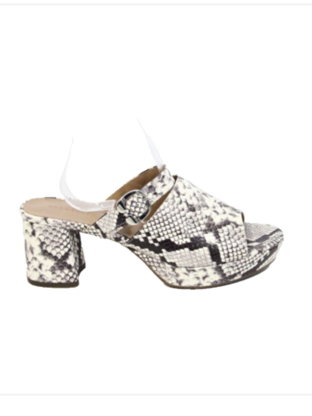 Aerosoles Platform Sandals sz 10.5 Women Chunky Shoes NEW Leather snakeskin